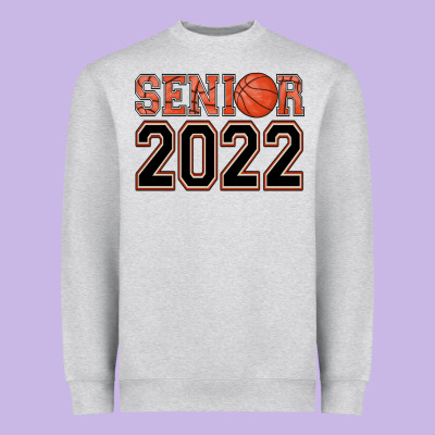 Senior Basketball Heavyweight Sweatshirt Designed By Adodesignshop