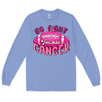 Colony Blue go fight tackle cancer Long Sleeve Tee - MaliasSmallBusiness