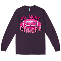 Plum go fight tackle cancer Long Sleeve Tee - MaliasSmallBusiness