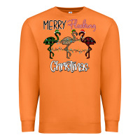 Carrot Merry Flocking Christmas Premium Sweatshirt - Bettercallsaul