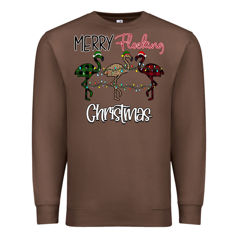 Merry Flocking Christmas Premium Sweatshirt by Bettercallsaul | Teevron