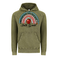 Vintage Olive sixth grade rainbow Vintage Hoodie - RanaPortraitStore
