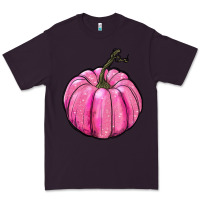 Plum breast cancer awereness pumpkin Premium Tee - RanaPortraitStore