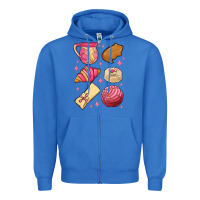 True Royal mexican pan dulce Zipper Hoodie - MaliasSmallBusiness