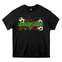 Black brother soccer Heavy Core Tee - Zillion Design Studio