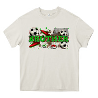 Cream brother soccer Heavy Core Tee - Zillion Design Studio