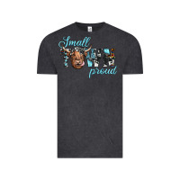 Vintage Black small town proud Vintage Tee - JahusDesignShop