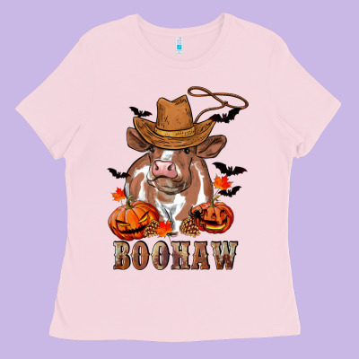 Boohaw Heifer Ladies Tee Designed By Ranaportraitstore