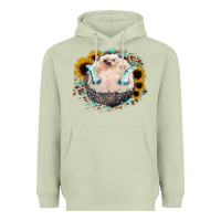 Matcha Hedgehog with Sunflower Heavyweight Hoodie - Bettercallsaul