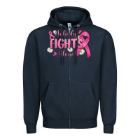 Navy nobody fights alone Zipper Hoodie - MaliasSmallBusiness