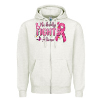 Oatmeal Heather nobody fights alone Zipper Hoodie - MaliasSmallBusiness