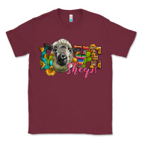 Burgundy Western Love Sheeps Classic Tee - LillyAllenDesigns