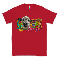 Red Western Love Sheeps Classic Tee - LillyAllenDesigns