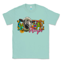 Seafoam Western Love Sheeps Classic Tee - LillyAllenDesigns