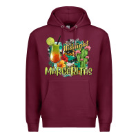 Burgundy Midnight Margaritas Premium Hoodie - texasbilliewilder
