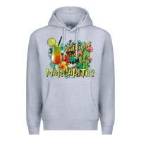 Heather Grey Midnight Margaritas Premium Hoodie - texasbilliewilder