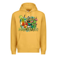 Mustard Midnight Margaritas Premium Hoodie - texasbilliewilder
