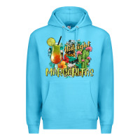 Ocean Blue Midnight Margaritas Premium Hoodie - texasbilliewilder
