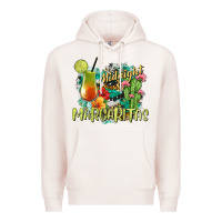 Pale Pink Midnight Margaritas Premium Hoodie - texasbilliewilder