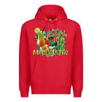 Red Midnight Margaritas Premium Hoodie - texasbilliewilder