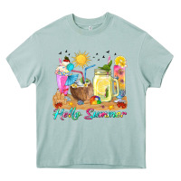Arona hello summer drinks Heavy Core Tee - texasbilliewilder