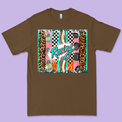 Racing Brushstroke Premium Tee Designed By Adodesignshop