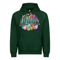 Forest Green Easter Mama Happy Easter Day Urban Hoodie - CowGirlArtShop