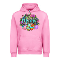 Fuchsia Pink Easter Mama Happy Easter Day Urban Hoodie - CowGirlArtShop