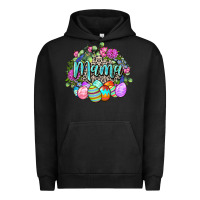 Pigment Black Easter Mama Happy Easter Day Urban Hoodie - CowGirlArtShop