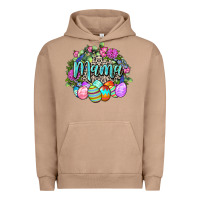 Pigment Burro Easter Mama Happy Easter Day Urban Hoodie - CowGirlArtShop
