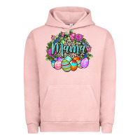 Pigment Salmon Easter Mama Happy Easter Day Urban Hoodie - CowGirlArtShop