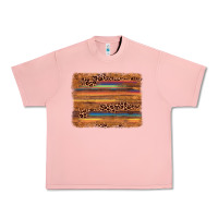 Salmon leopard serape background Urban Heavy Tee - AdoDesignShop