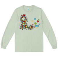 Matcha autism awareness Long Sleeve Tee - MaliasSmallBusiness
