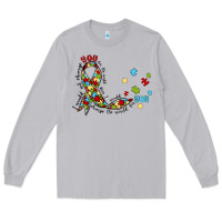 Moon Dust autism awareness Long Sleeve Tee - MaliasSmallBusiness