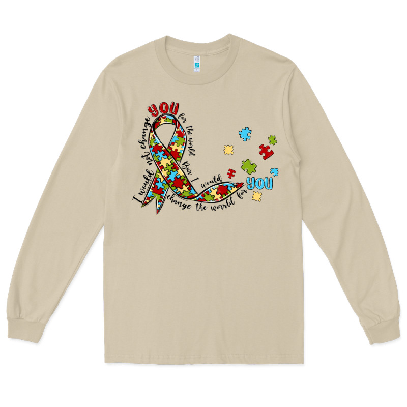 Autism Awareness Long Sleeve Tee by MaliasSmallBusiness | Teevron