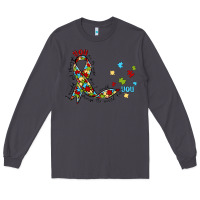 Smoke autism awareness Long Sleeve Tee - MaliasSmallBusiness
