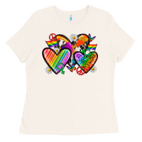 Bone pride hearts Ladies Tee - texasbilliewilder