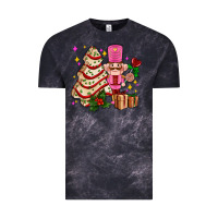 Christmas Tree Cake And Nutcracker With Gifts Ado Vintage Tee | Teevron