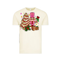 Vintage Arctic christmas tree cake and nutcracker with gifts ado Vintage Tee - AdoDesignShop