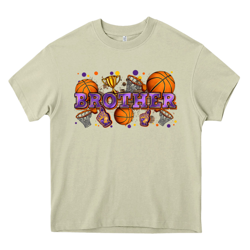 Brother Basketball Heavy Core Tee by Zillion Design Studio | Teevron