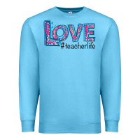 Ocean Blue Love Teacher Life Premium Sweatshirt - Bettercallsaul