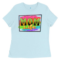 Baby Blue mom life Ladies Tee - Zillion Design Studio