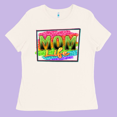 Mom Life Ladies Tee Designed By Zillion Design Studio
