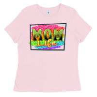 Bubblegum Pink mom life Ladies Tee - Zillion Design Studio