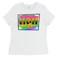 White mom life Ladies Tee - Zillion Design Studio