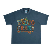 Midnight Navy rodeo crazy bucking bronco cowboy Urban Heavy Tee - Artiststas