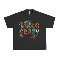 Pigment Black rodeo crazy bucking bronco cowboy Urban Heavy Tee - Artiststas