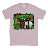Lilac st Patricks cow with leopard background holstein cow Classic Tee - Jasminsmagicworld