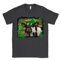 Smoke st Patricks cow with leopard background holstein cow Classic Tee - Jasminsmagicworld
