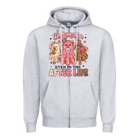 Heather Grey chismosa even in the after life Zipper Hoodie - MaliasSmallBusiness